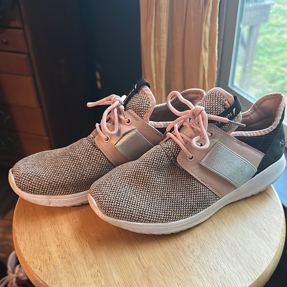 Nautica pink sneakers